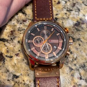 Curren 8291 mens chronograph quartz watch